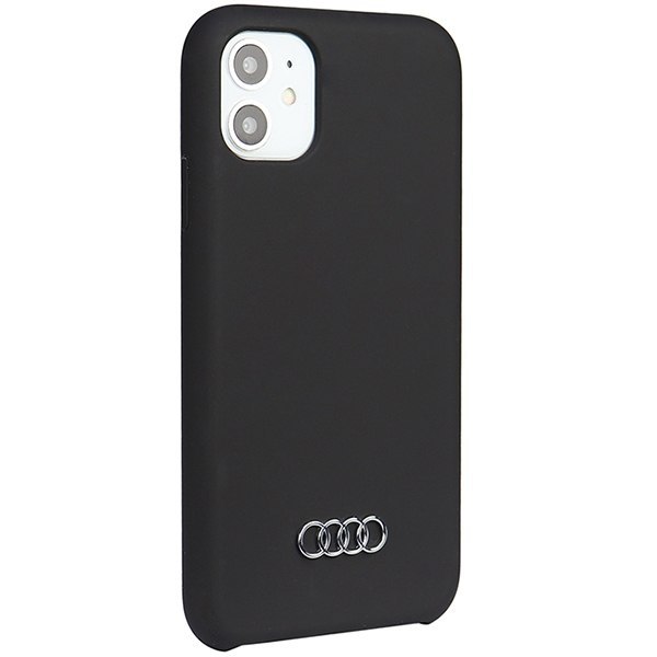 Audi Silicone Case iPhone 11 / Xr 6.1" czarny/black hardcase